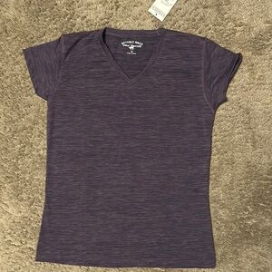 Beverly Hills Polo Club Purple Fitted Short Sleeve Crew Neck T-Shirt, NWT!